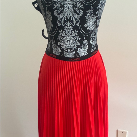 Lacoste Women's Pleated Long Skirt size M - Picture 10 of 11